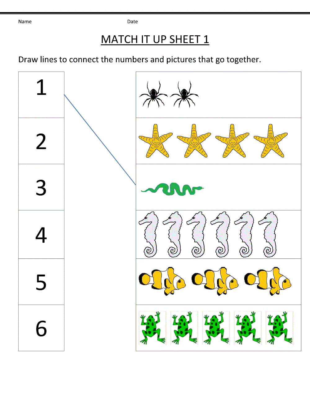 Preschool Math Worksheets Free Learning Printable