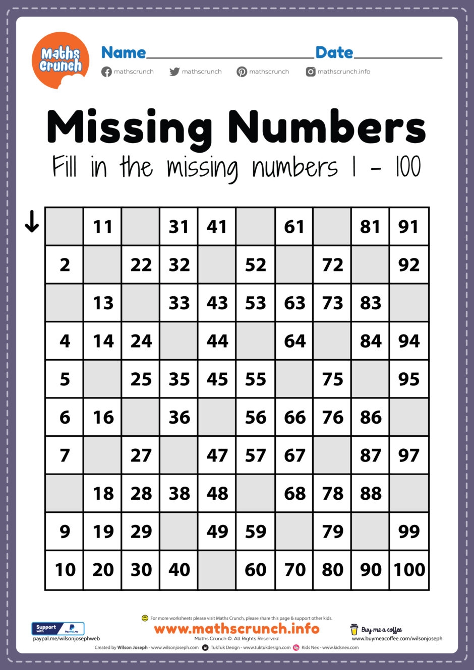 Preschool Math Worksheets Free Printable PDF For Kids Free Cut And Paste Math Worksheets PDF