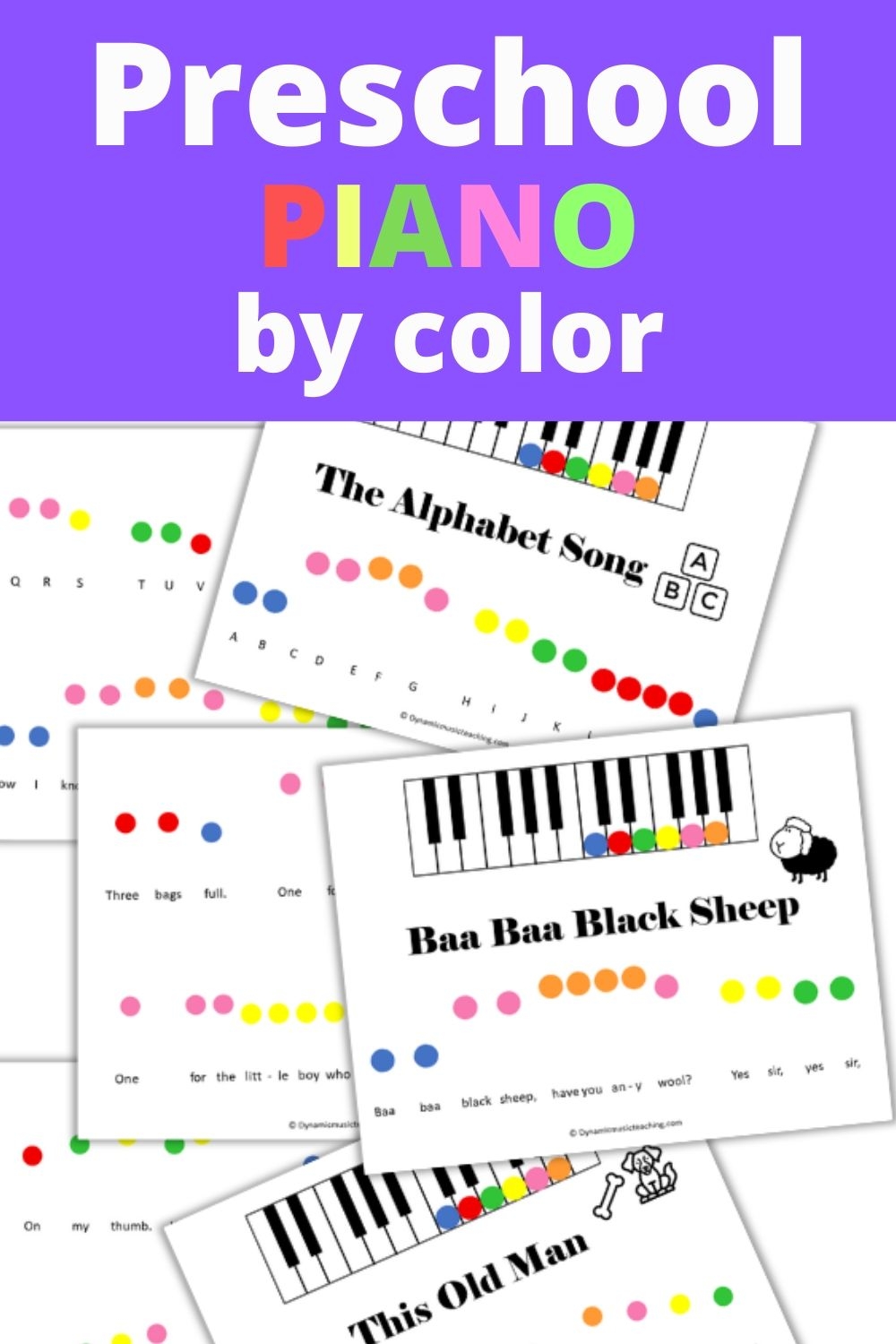 Preschool Piano By Color Dynamic Music Teaching Preschool Piano By Color Dynamic Music Teaching