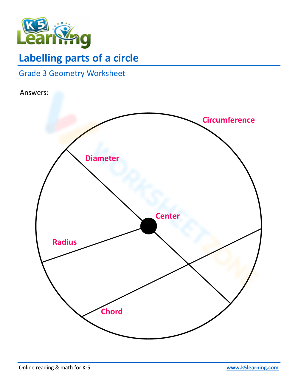 Printable 6th Grade Circles Worksheets Download Printable 6th Grade Circles Worksheets Download