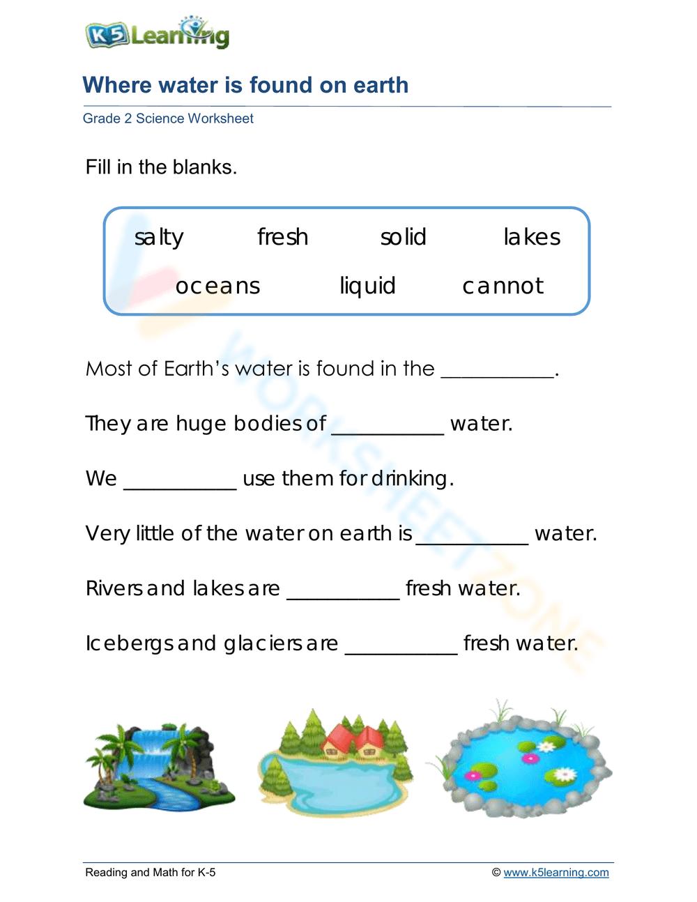Printable 7th Grade Properties Of Water Worksheets Printable 7th Grade Properties Of Water Worksheets