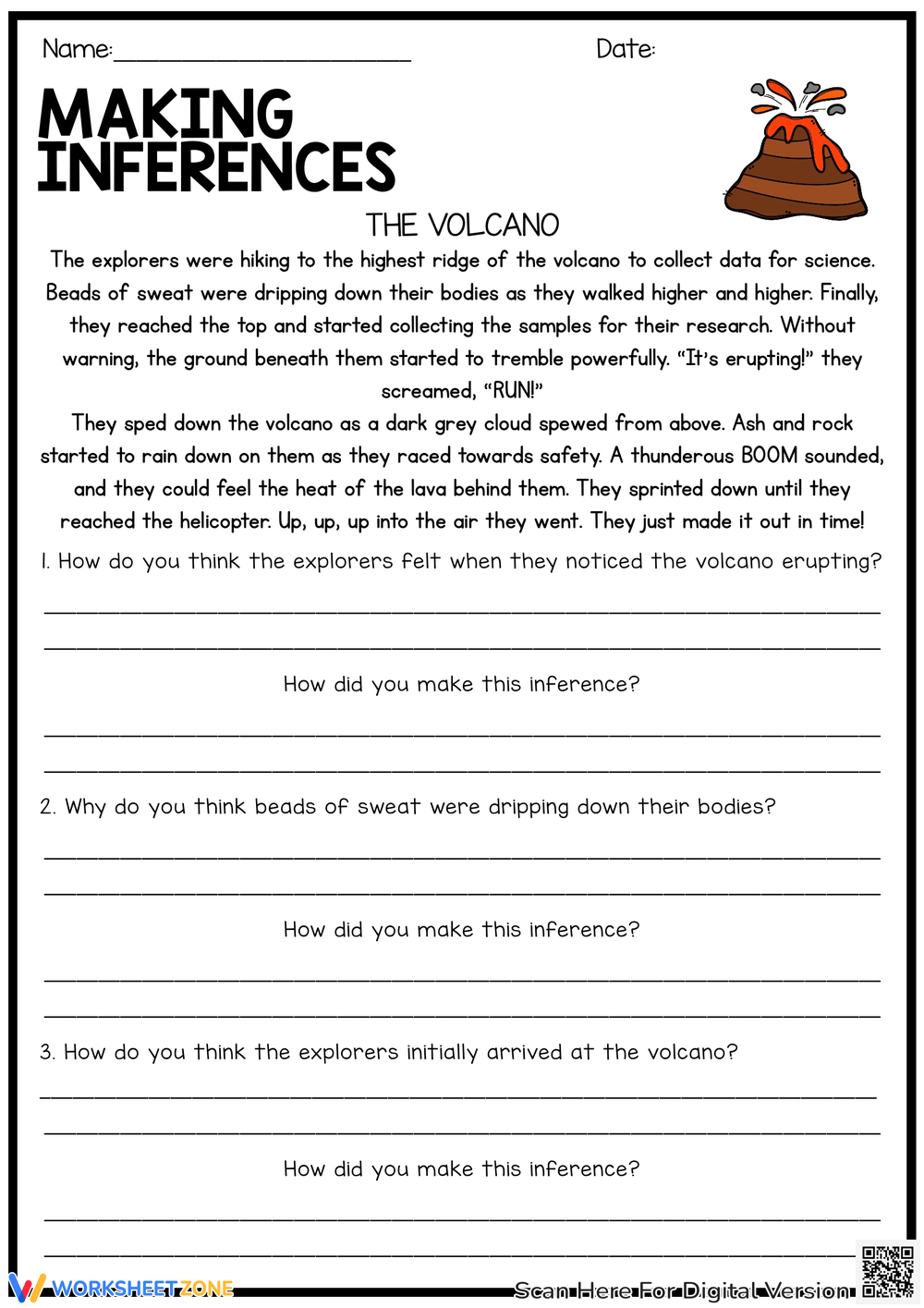 Printable 9th Grade Making Inferences Worksheets Inference Worksheets Printable Inference Practice For Grades 4 12