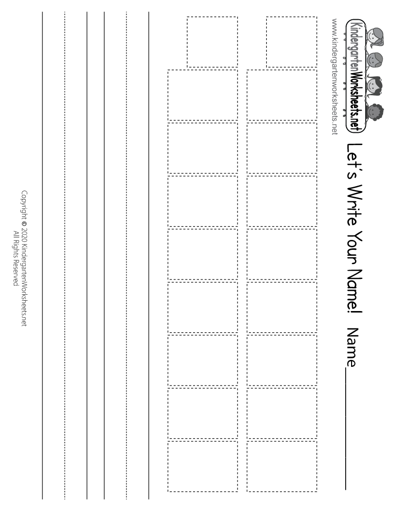 Printable Blank Name Writing Practice Worksheet Page 3 Printable Name Writing Practice Worksheet Page 1