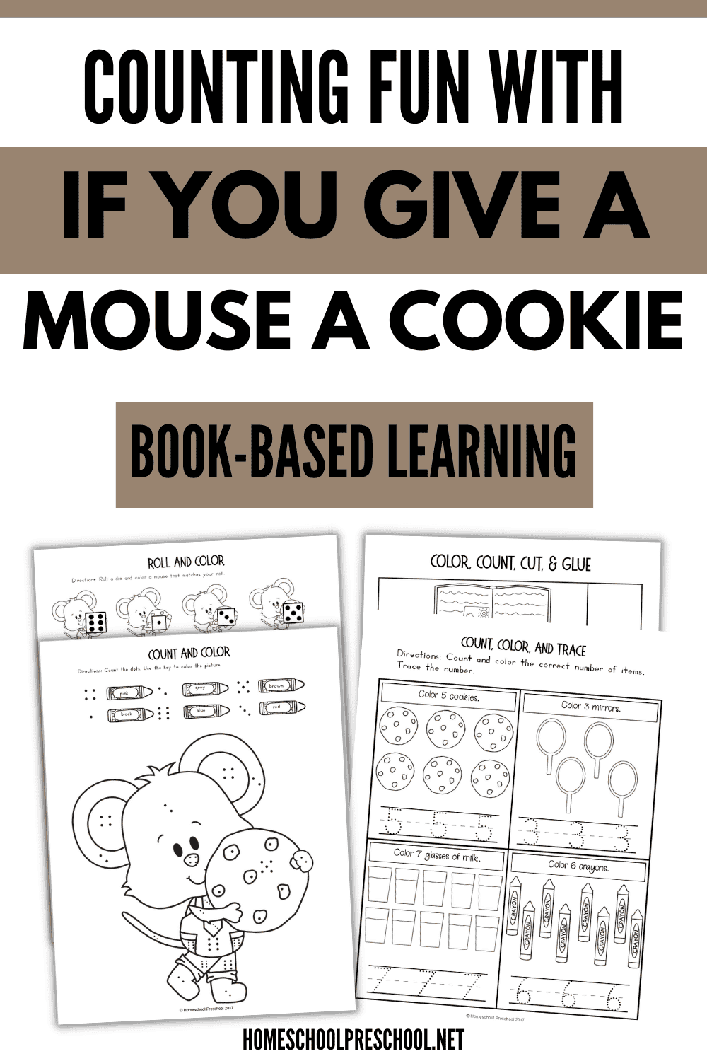 Printable If You Give A Mouse A Cookie Counting Activities Printable If You Give A Mouse A Cookie Counting Activities