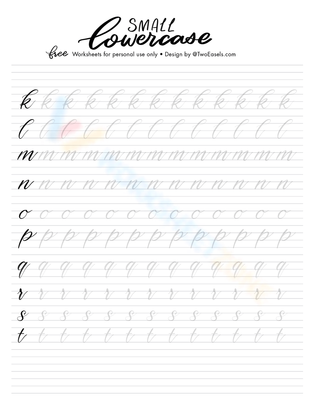 Printable Lowercase Cursive Letters Worksheets Download Printable Lowercase Cursive Letters Worksheets Download
