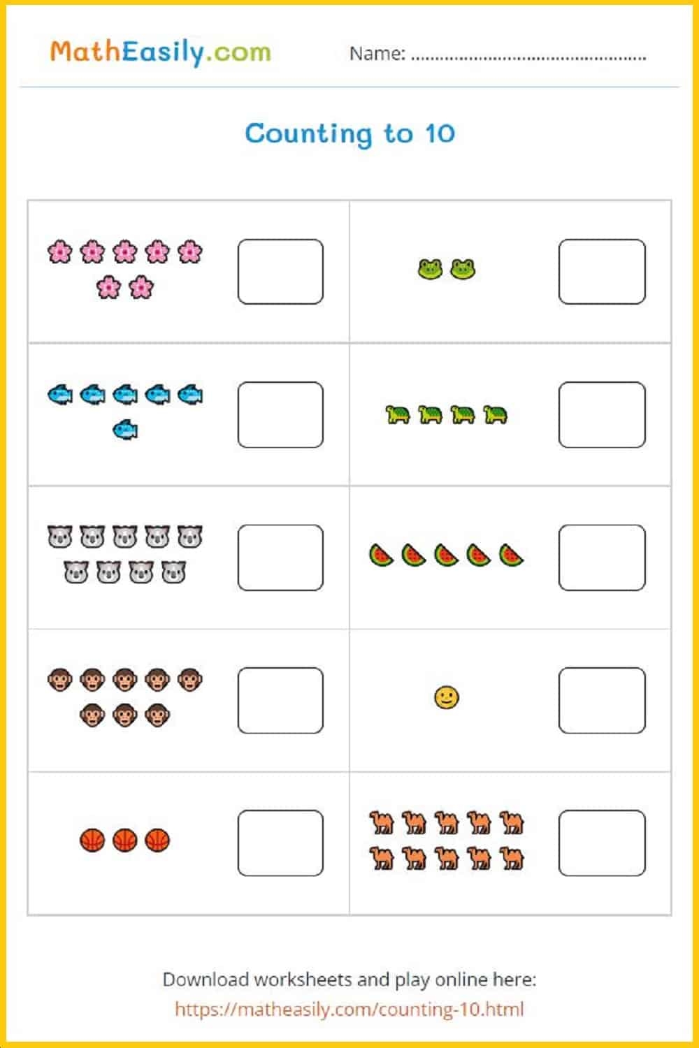 Printable Number Sense Worksheets PDF Free Download Printable Number Sense Worksheets PDF Free Download