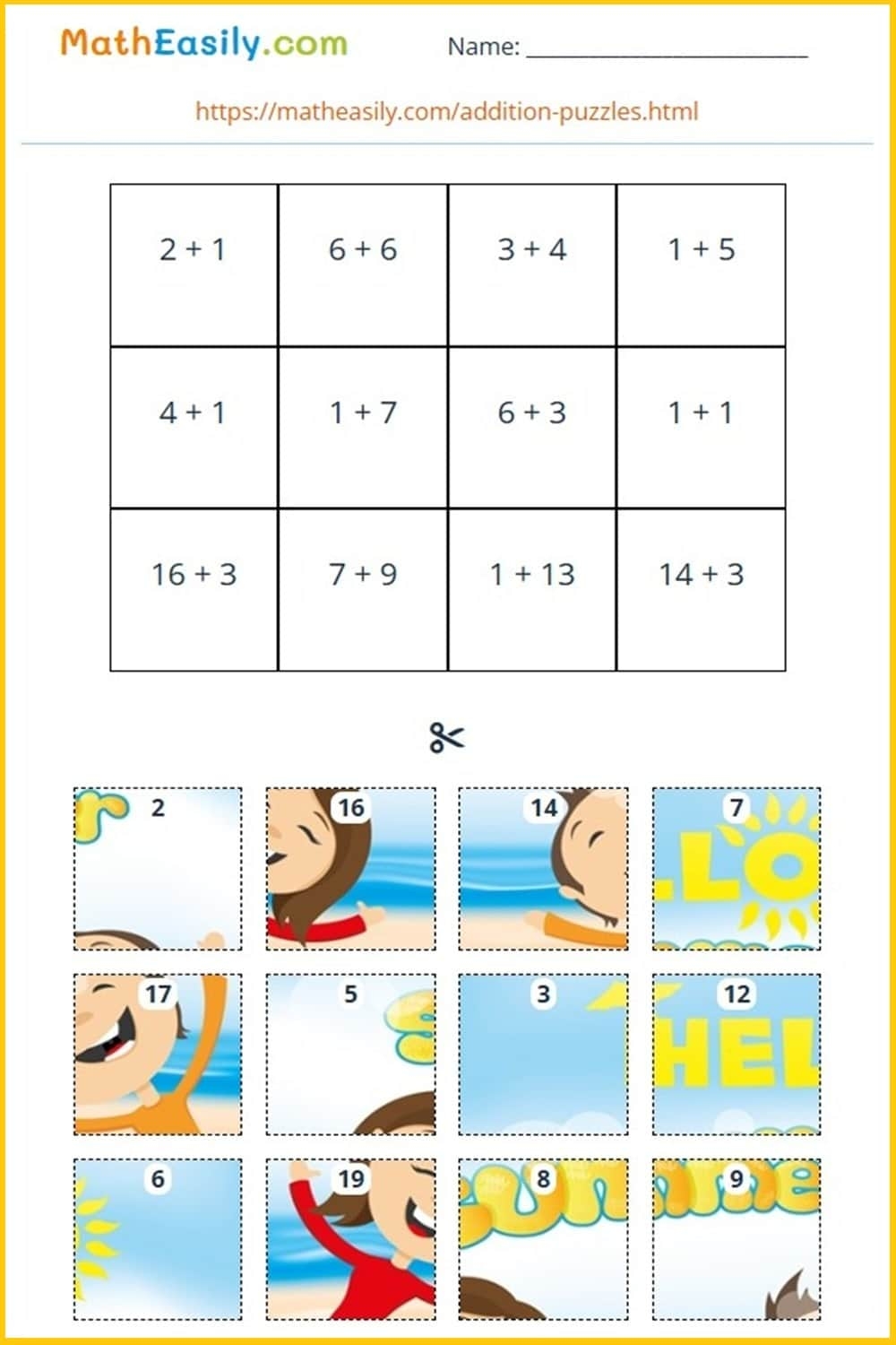 First Grade Summer Worksheets Planning Playtime