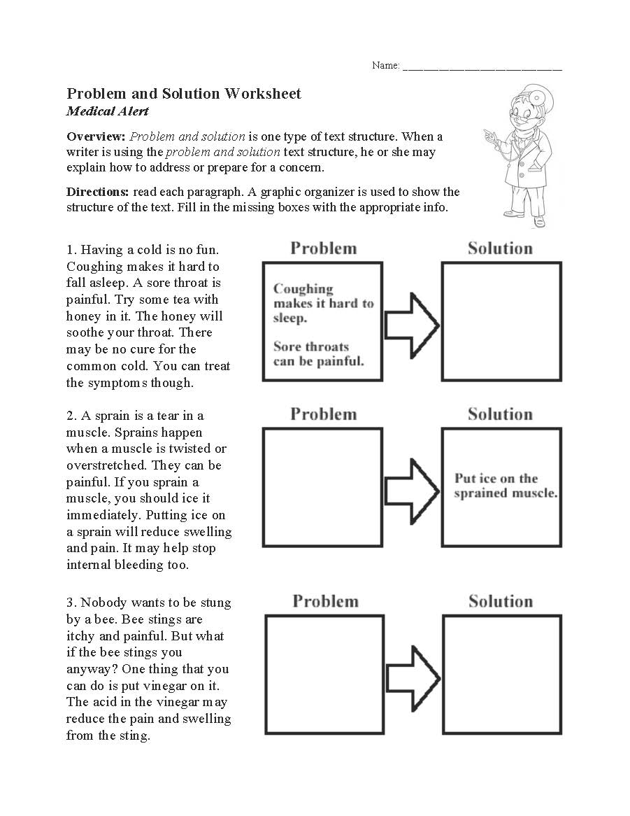 Problem And Solution Worksheet Text Structure Activity Worksheets Library Problem And Solution Worksheet Text Structure Activity Worksheets Library