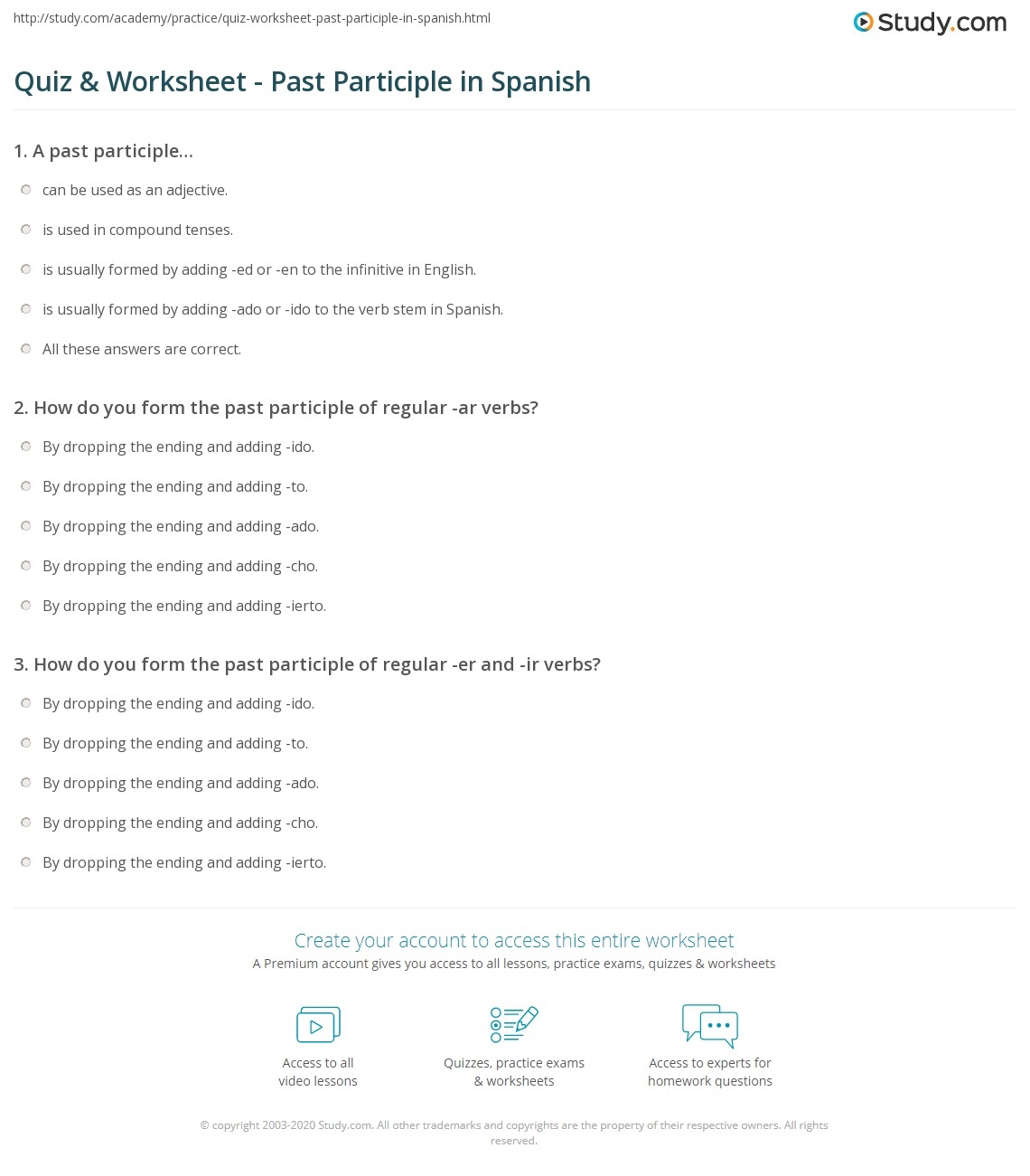Pret Rito Simple Past Tense Regular Verbs Spanish Learning Resources