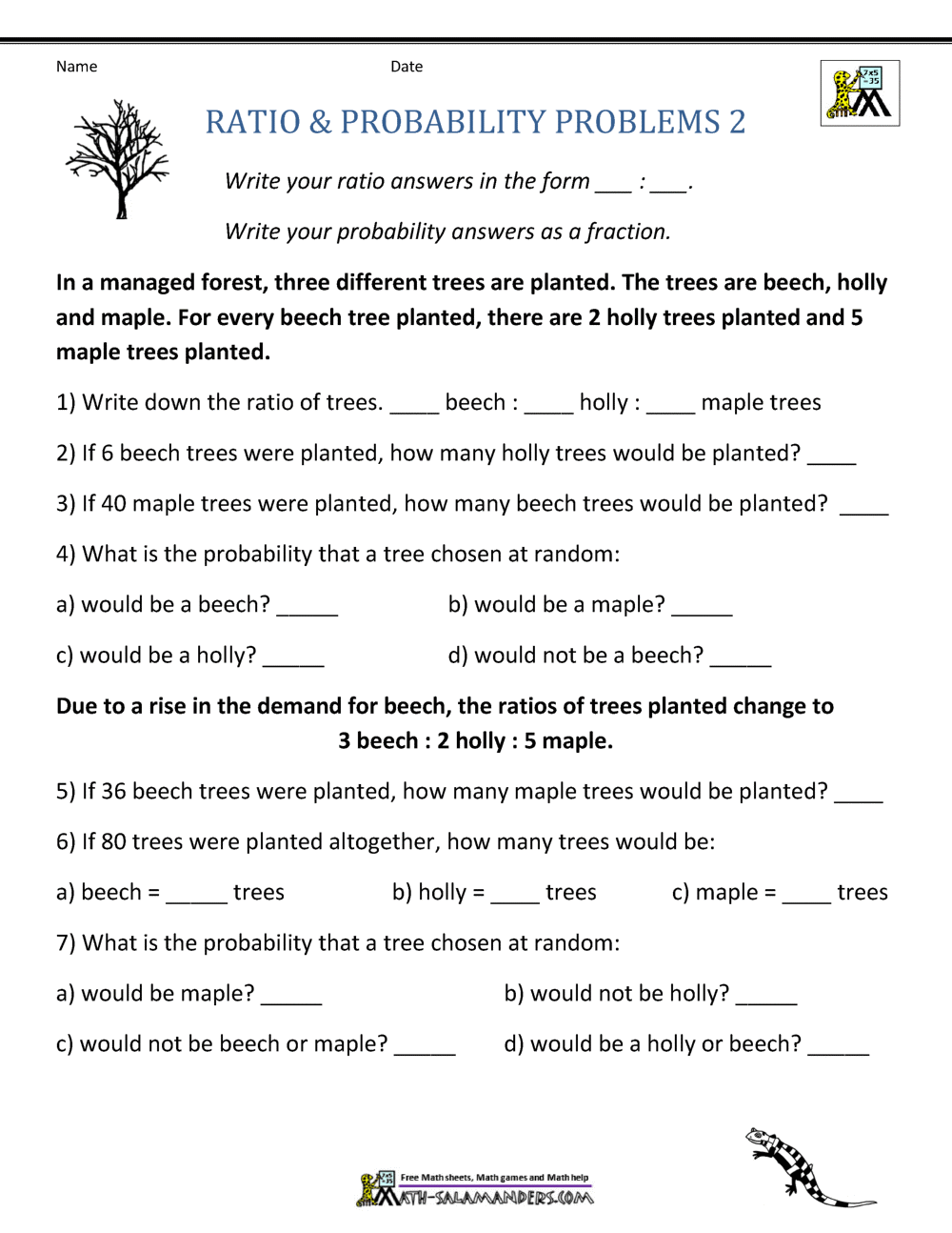 Ratio Word Problems