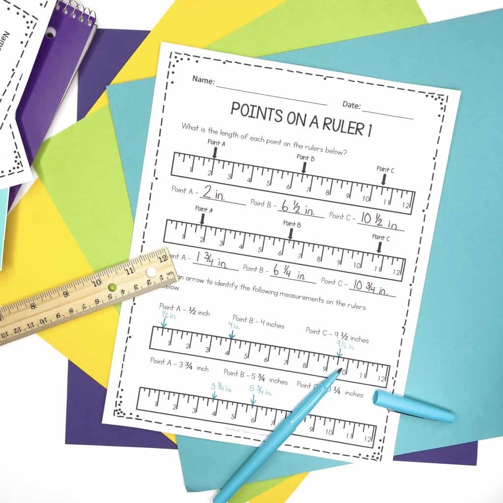 Reading A Ruler Worksheet Ashleigh S Education Journey Reading A Ruler Worksheet Ashleigh S Education Journey