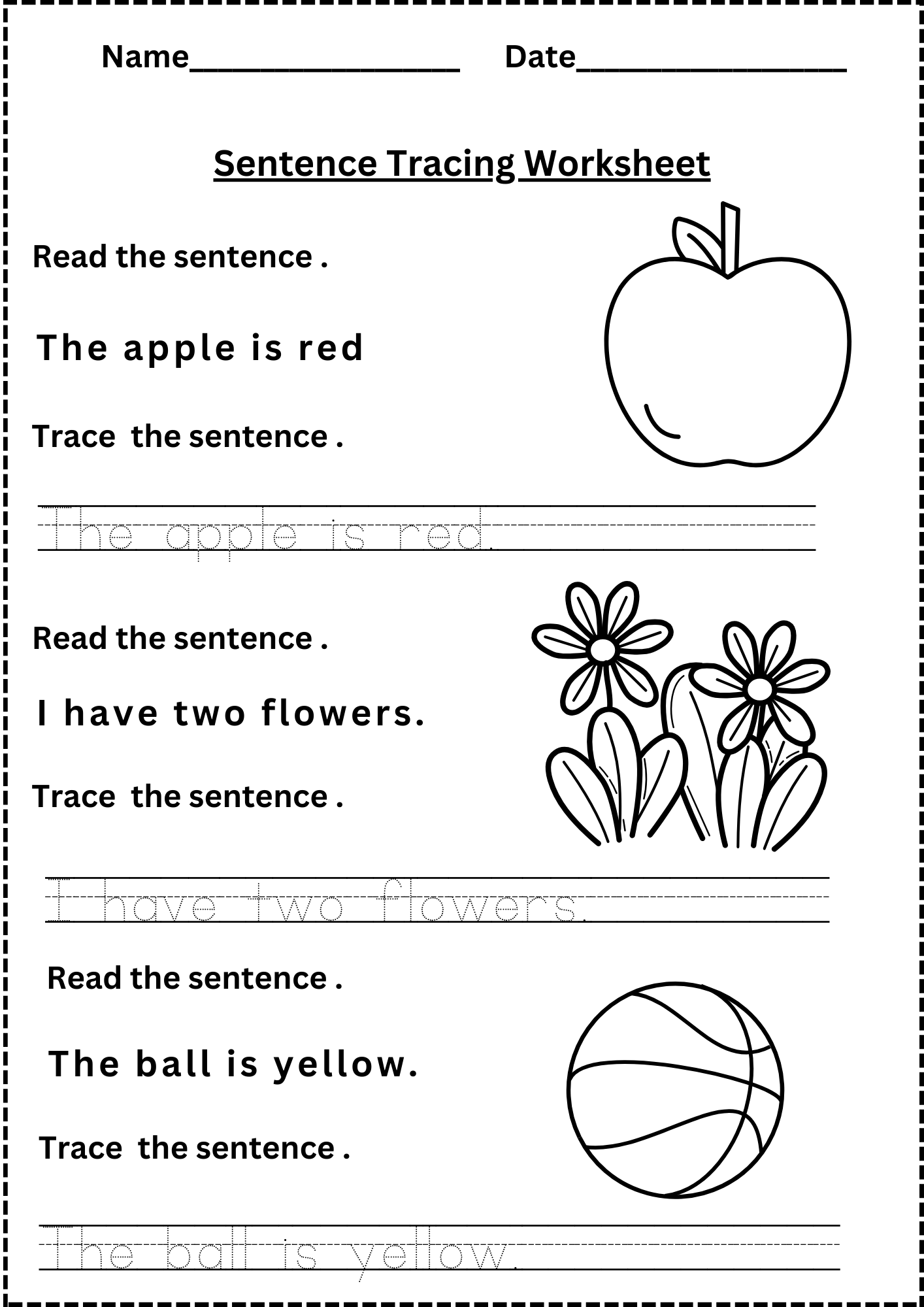 Sentence Writing Worksheets Free Printables