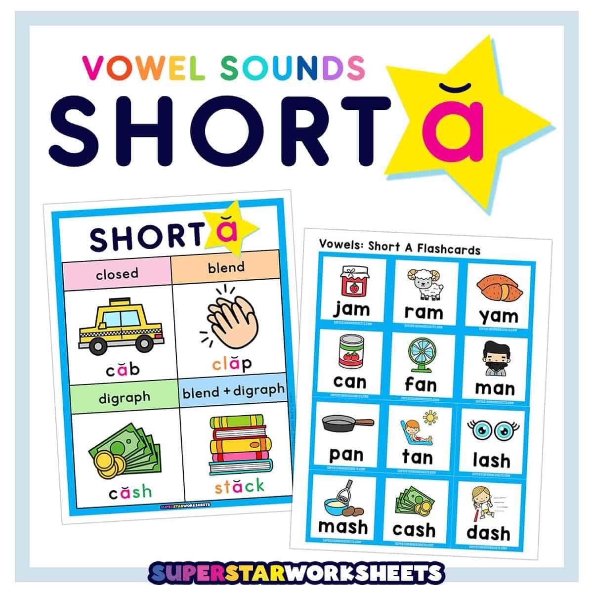 Short A Words Superstar Worksheets