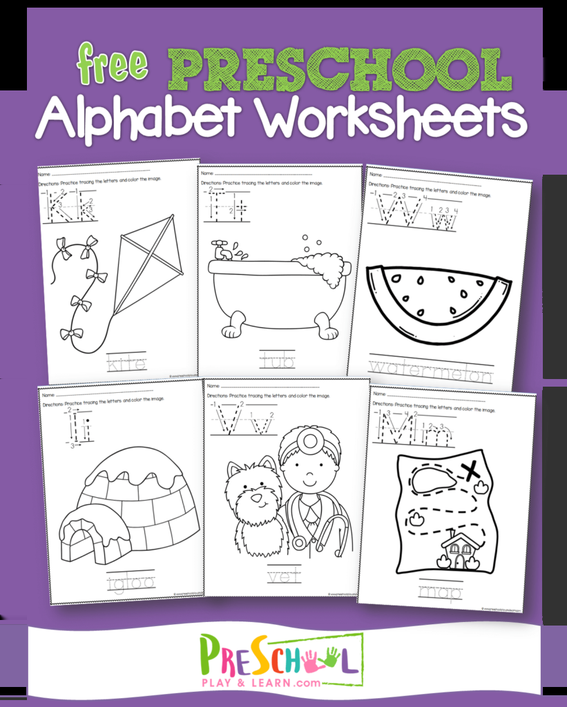 Simple Preschool Alphabet Worksheets FREE Printable Pdf Simple Preschool Alphabet Worksheets FREE Printable Pdf