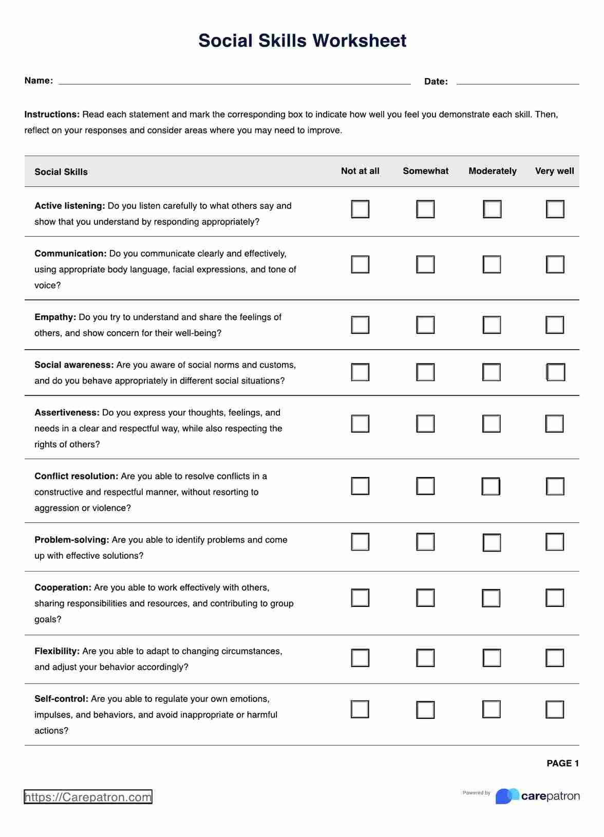 Therapy Worksheets CBT Worksheets Trust Mental Health