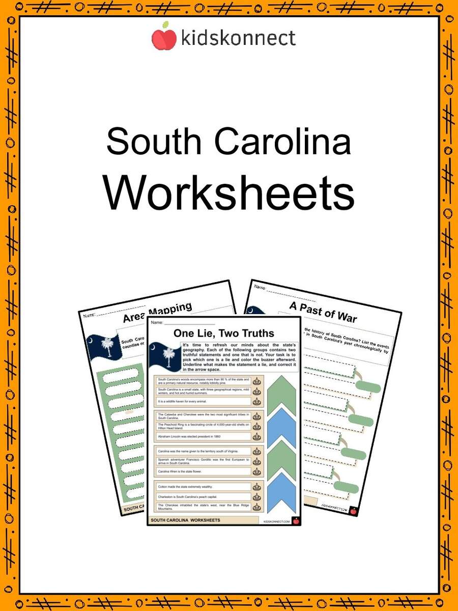 South Carolina Worksheets Geography Sites Wildlife History South Carolina Worksheets Geography Sites Wildlife History