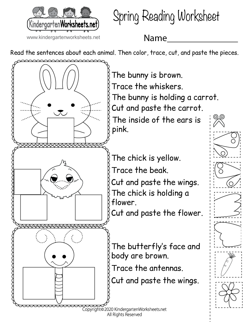 Spring Reading Worksheet Free Printable Digital PDF Spring Words Handwriting Practice Worksheets Mamas Learning Corner