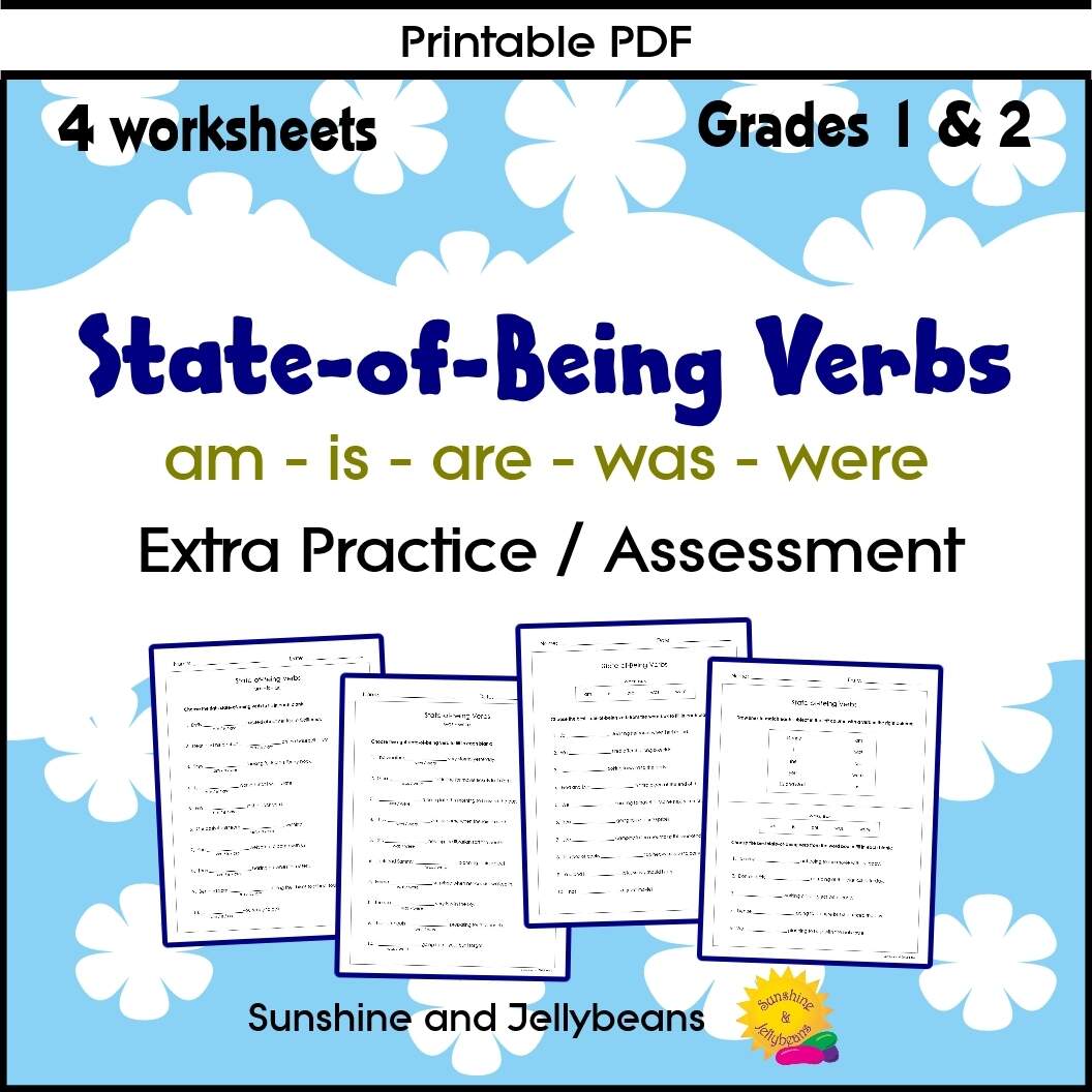 State Of Being Verbs Am Is Are Was Were Grades 1 2 Practice Assessment Made By Teachers State Of Being Verbs Am Is Are Was Were Grades 1 2 Practice Assessment Made By Teachers