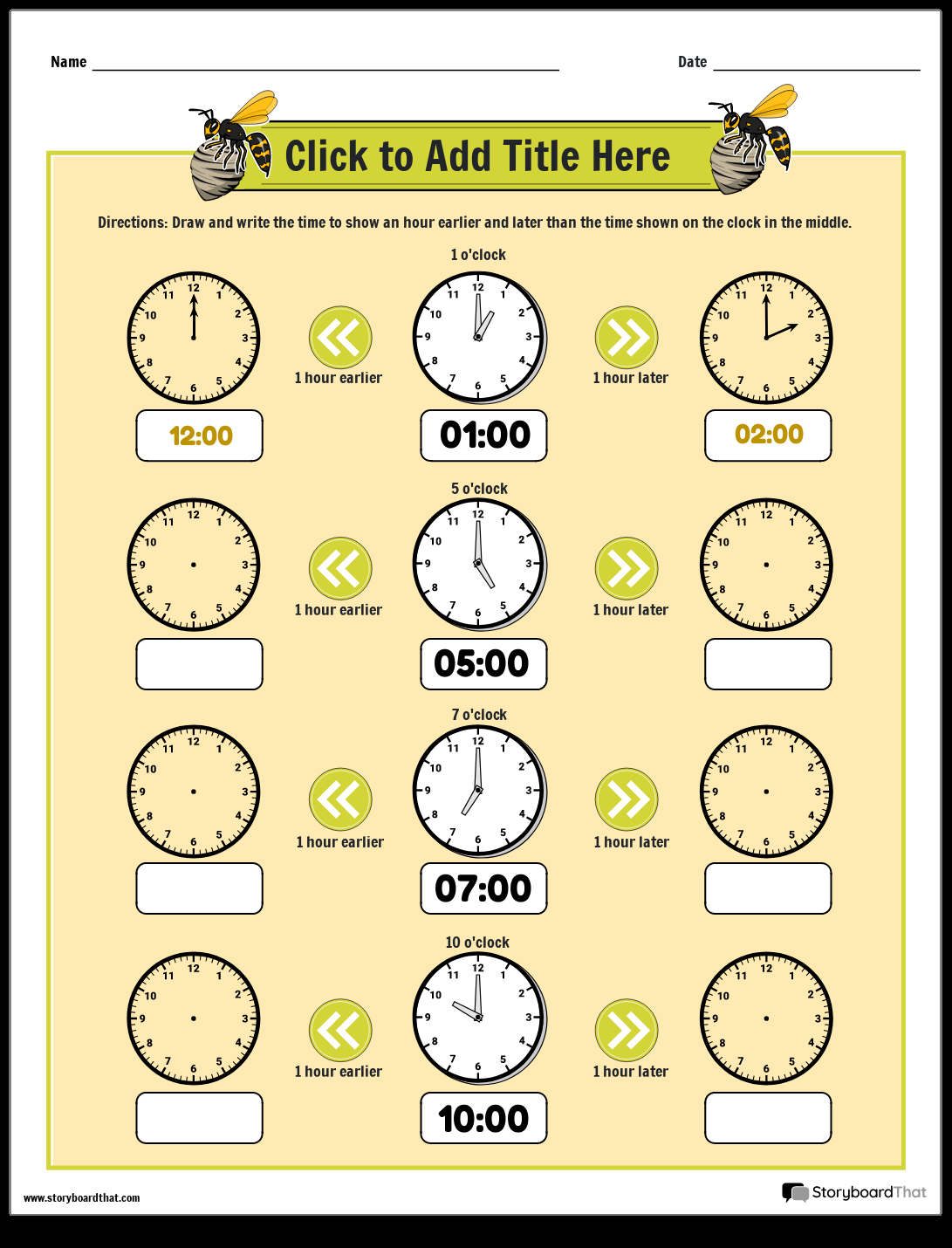 Storyboard That Free Elapsed Time Worksheets Storyboard That Free Elapsed Time Worksheets