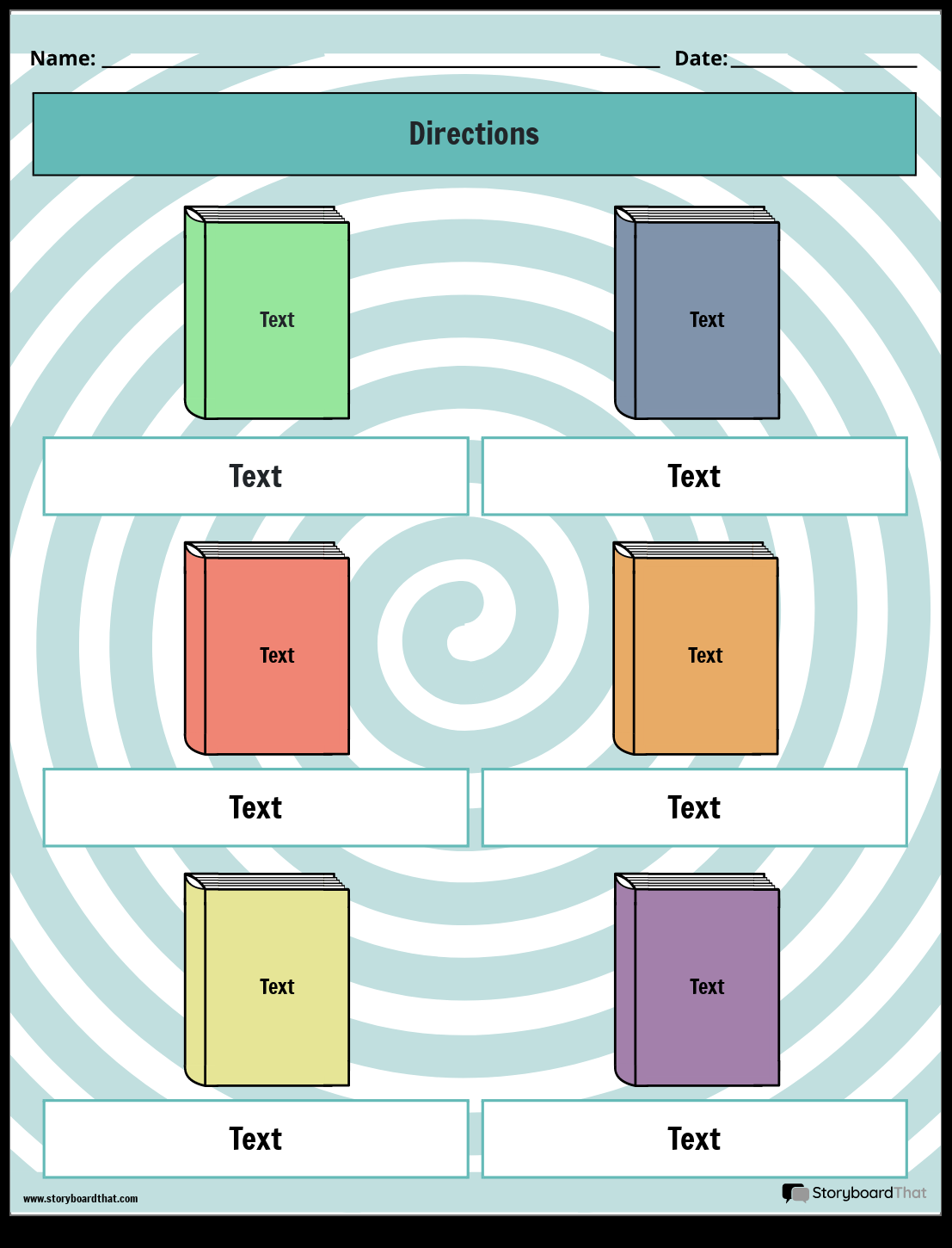 Storyboard That Non Fiction Text Structure Worksheets
