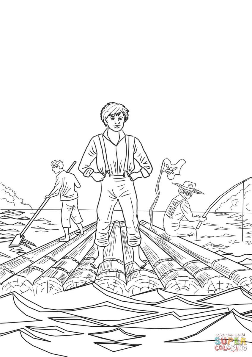 The Adventures Of Tom Sawyer Coloring Page Free Printable The Adventures Of Tom Sawyer Coloring Page Free Printable