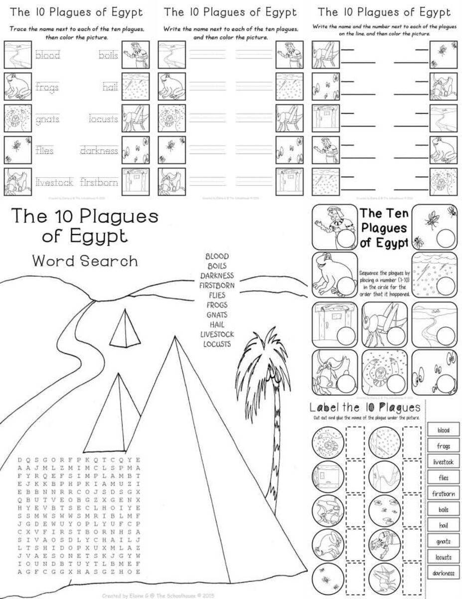 The Ten Plagues Of Egypt Worksheet Pack Made By Teachers The Ten Plagues Of Egypt Worksheet Pack Made By Teachers