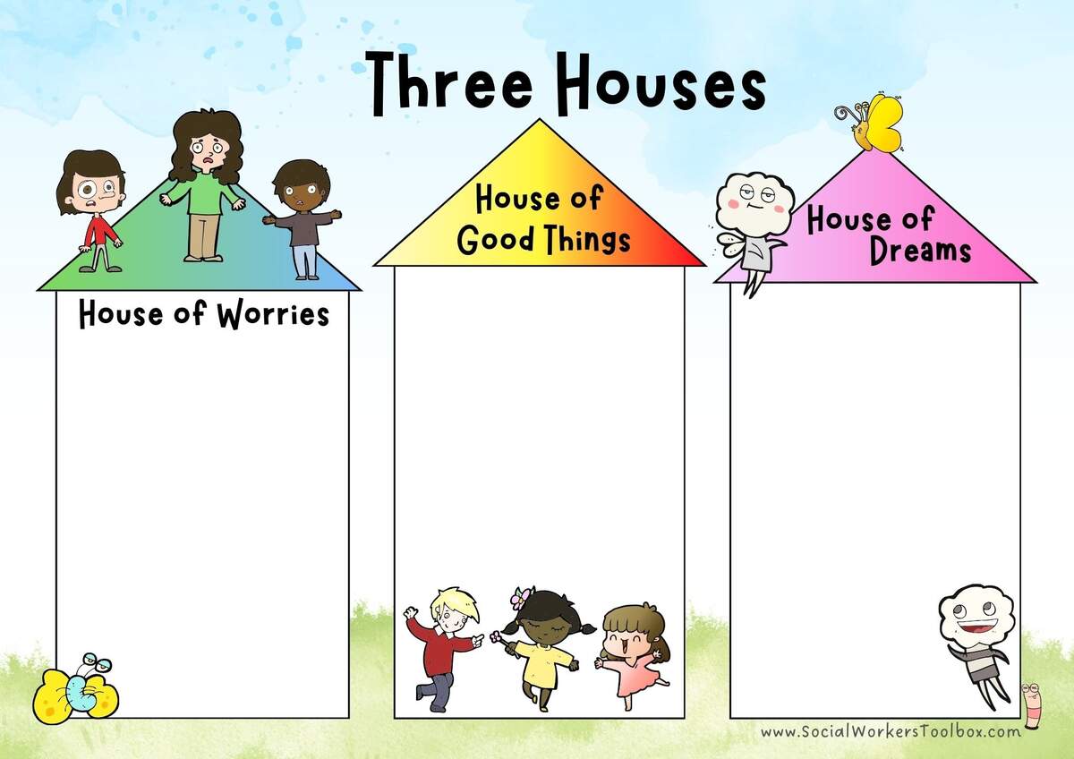 The Three Houses Templates Free Social Work Tools And Resources SocialWorkersToolbox The Three Houses Templates Free Social Work Tools And Resources SocialWorkersToolbox