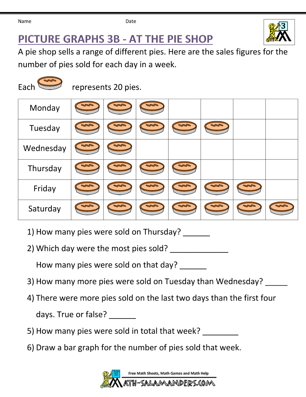 Free Graph Worksheets Pdf Printable Math Champions