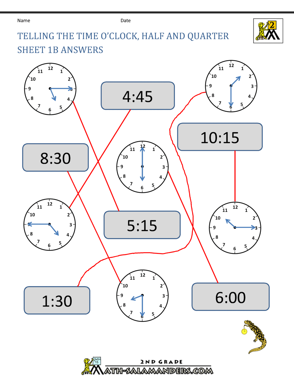 Time Worksheet O Clock Quarter And Half Past Time Worksheet O Clock Quarter And Half Past