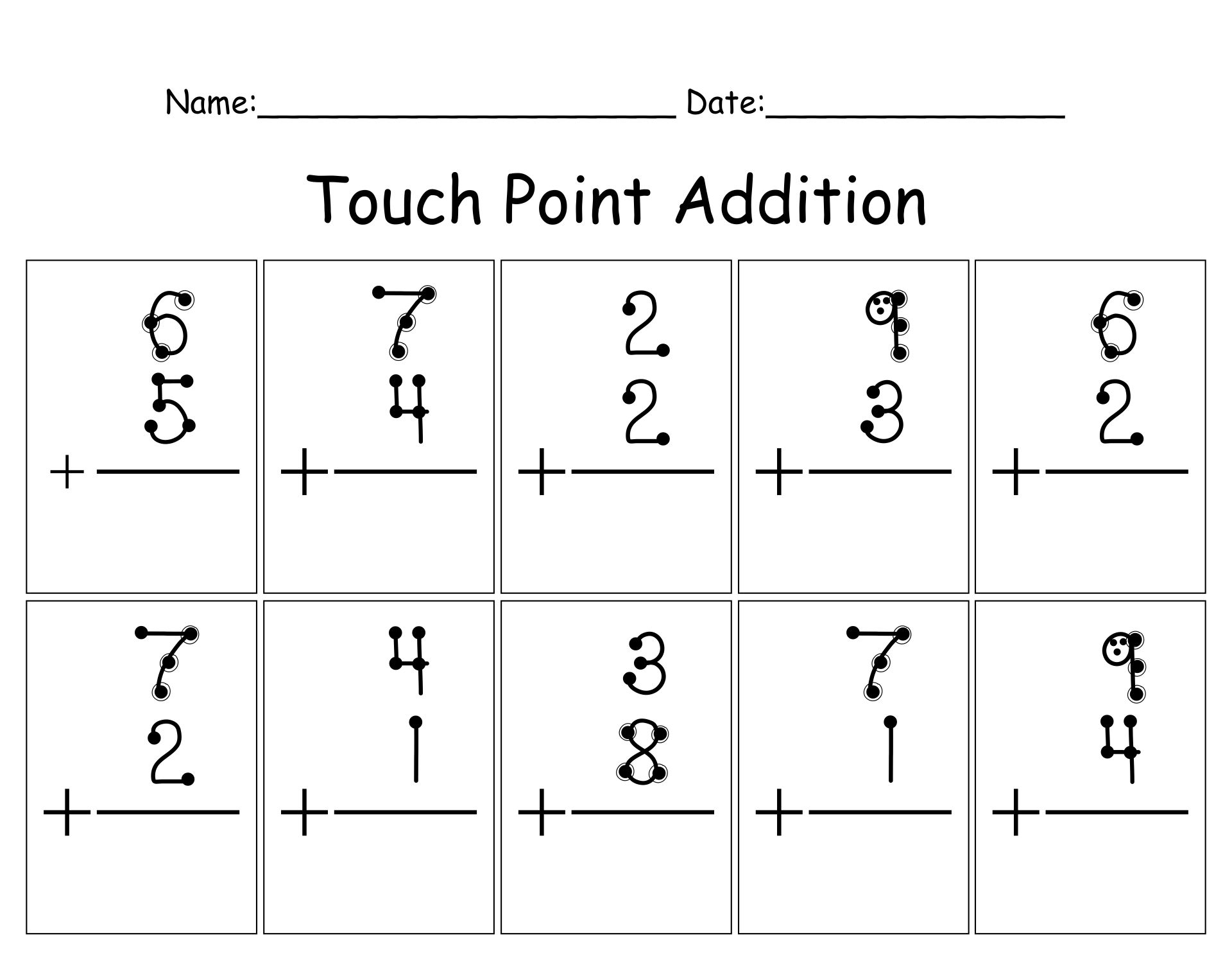 TouchMath Numbers 1 9 10 Free PDF Printables Printablee Worksheets Library TouchMath Numbers 1 9 10 Free PDF Printables Printablee Worksheets Library
