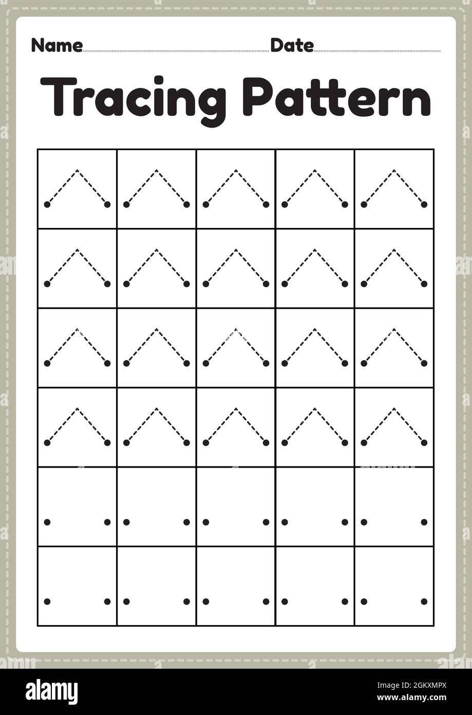 Tracing Pattern Lines Worksheet For Kindergarten Preschool And Montessori School Kids To Improve Handwriting Practice Activities In A Printable Page Stock Vector Image Art Alamy Tracing Pattern Lines Worksheet For Kindergarten Preschool And Montessori School Kids To Improve Handwriting Practice Activities In A Printable Page Stock Vector Image Art Alamy