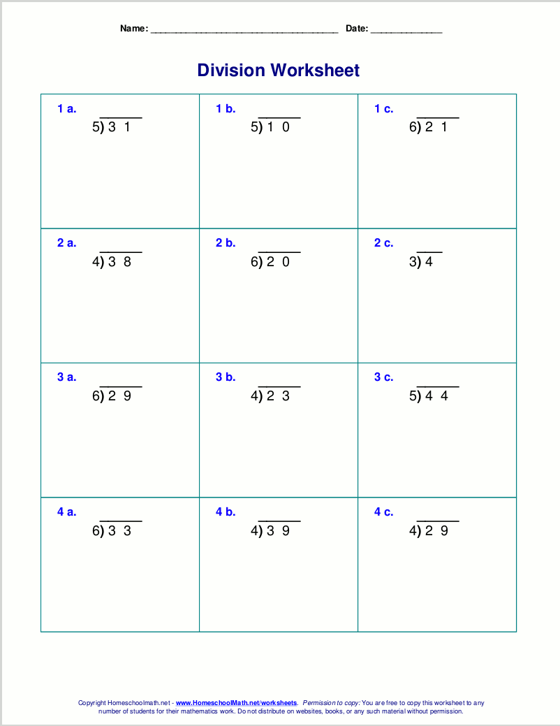 Worksheets For Division With Remainders Division With 1 Digits Divisor 2 Quotient 2 Dividend With Remainders Worksheets Math Problems Made By Teachers