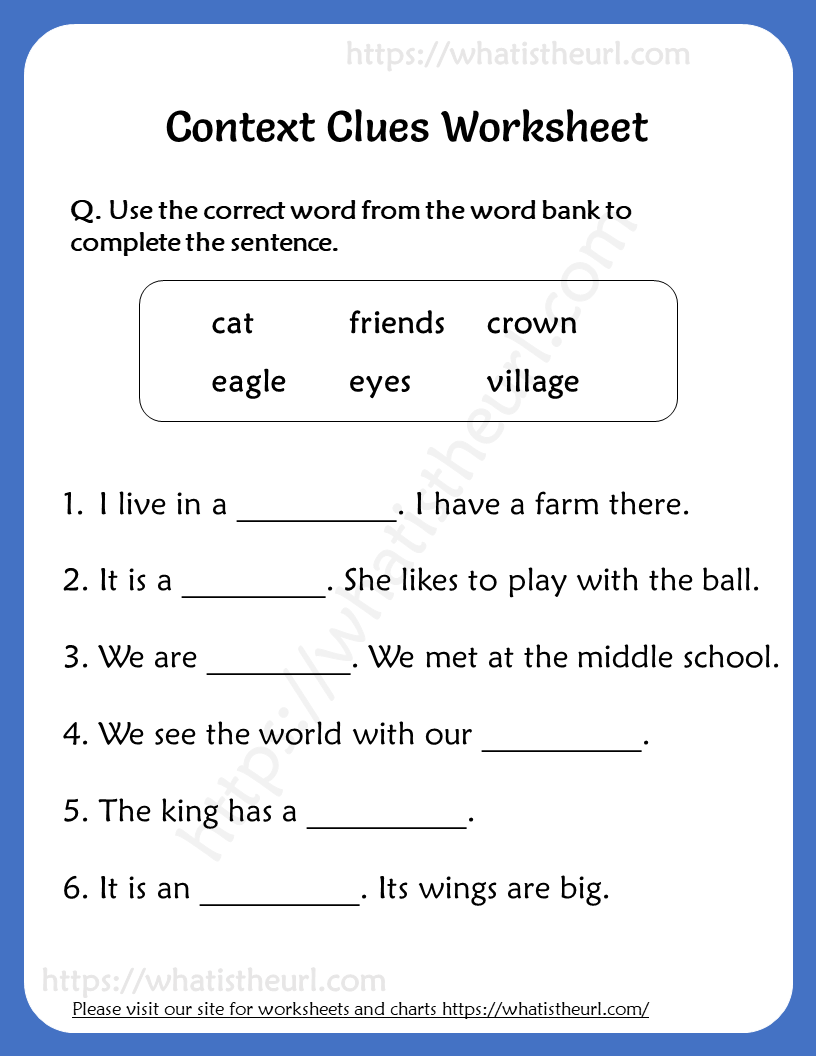 Worksheets Library Context Clues Worksheets Worksheets Library Context Clues Worksheets Ereading Worksheets
