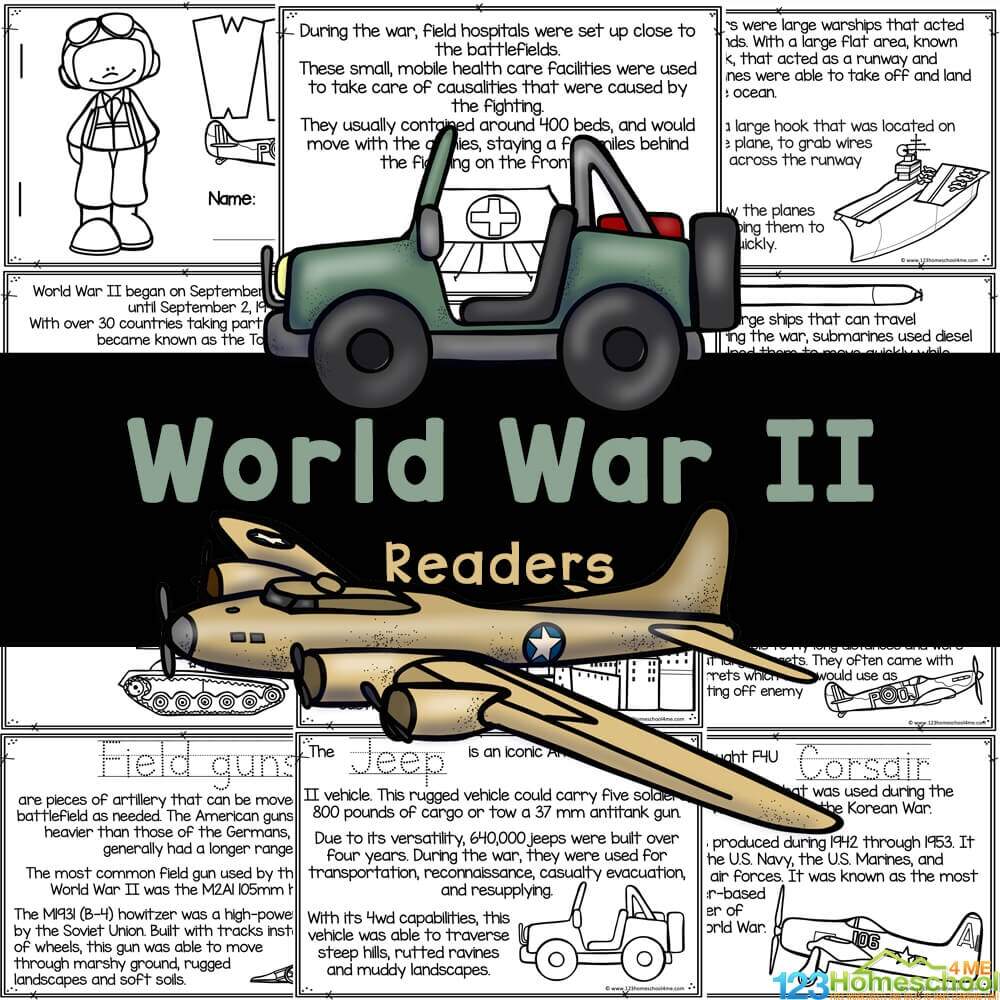 WWII Portfolio Project Homeschool Den